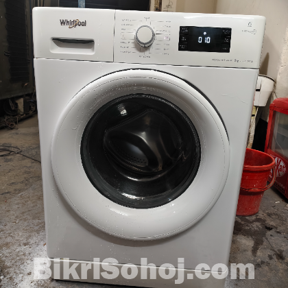 Whirlpool inverter front loder washing machine 8kg